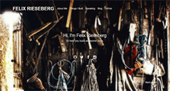 Desktop Screenshot of felixrieseberg.com