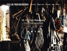 Tablet Screenshot of felixrieseberg.com
